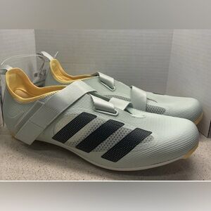 NEW Adidas The Indoor Cycling Shoes Men's 9 / Women's‎ 10 Mint Yellow GX1668